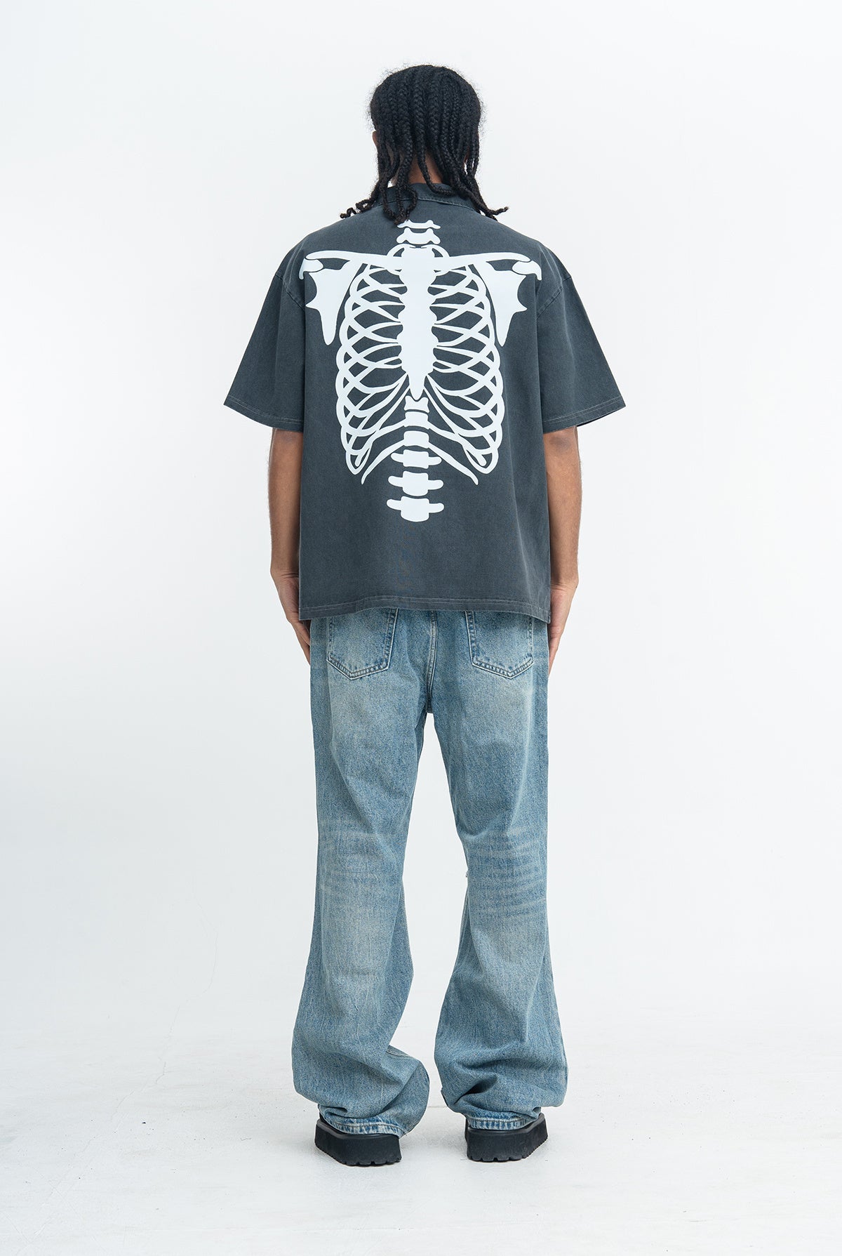 CapCabin “Darkness Spine” Graphic Shirt