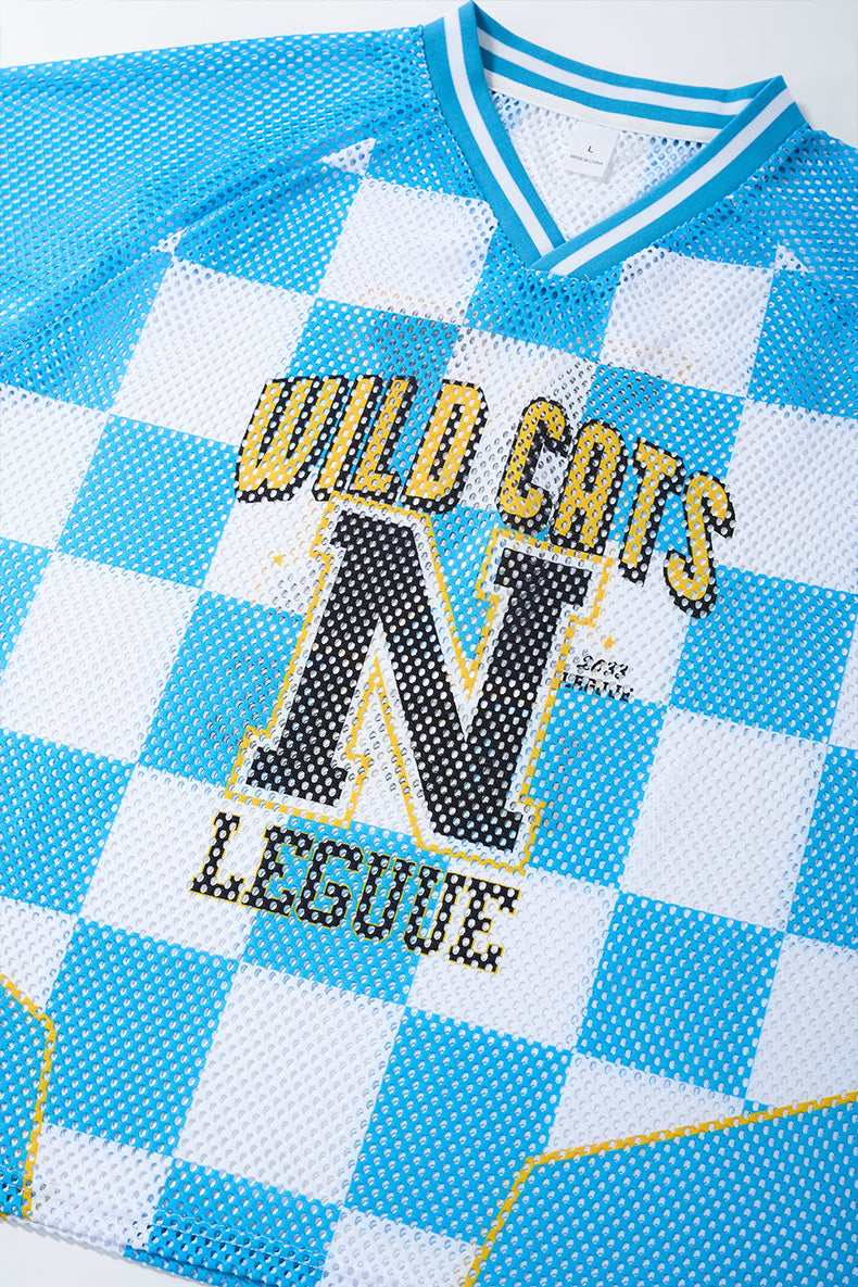 CapCabin “Wild Cats N” Mesh Jersey T-Shirt
