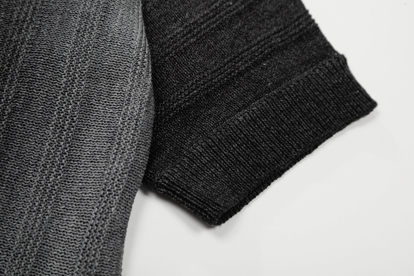 CapCabin “Gradient Knit Polo Tee”