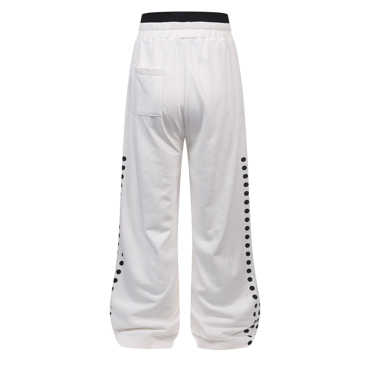 CapCabin “Distressed Sport Wide-Leg Pants”