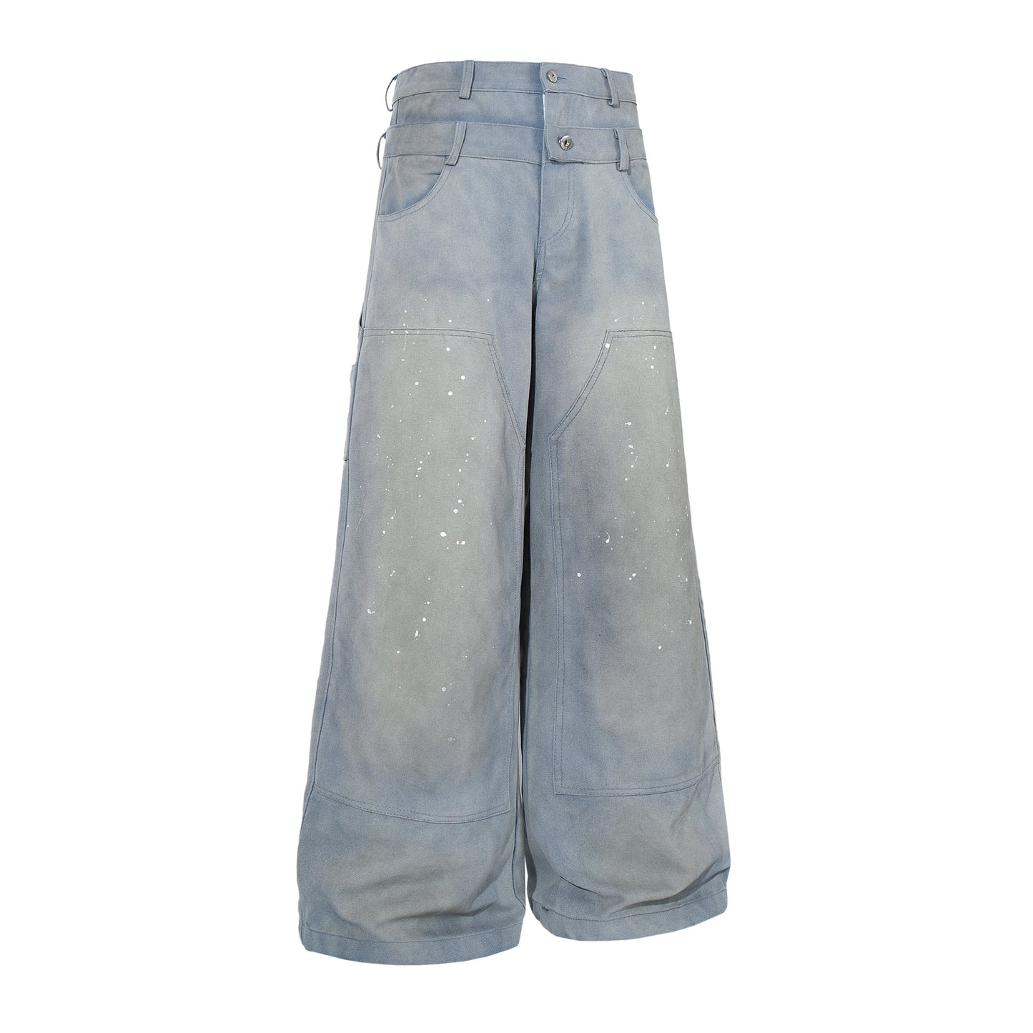 CapCabin Vintage Workwear Wide-Leg Pants