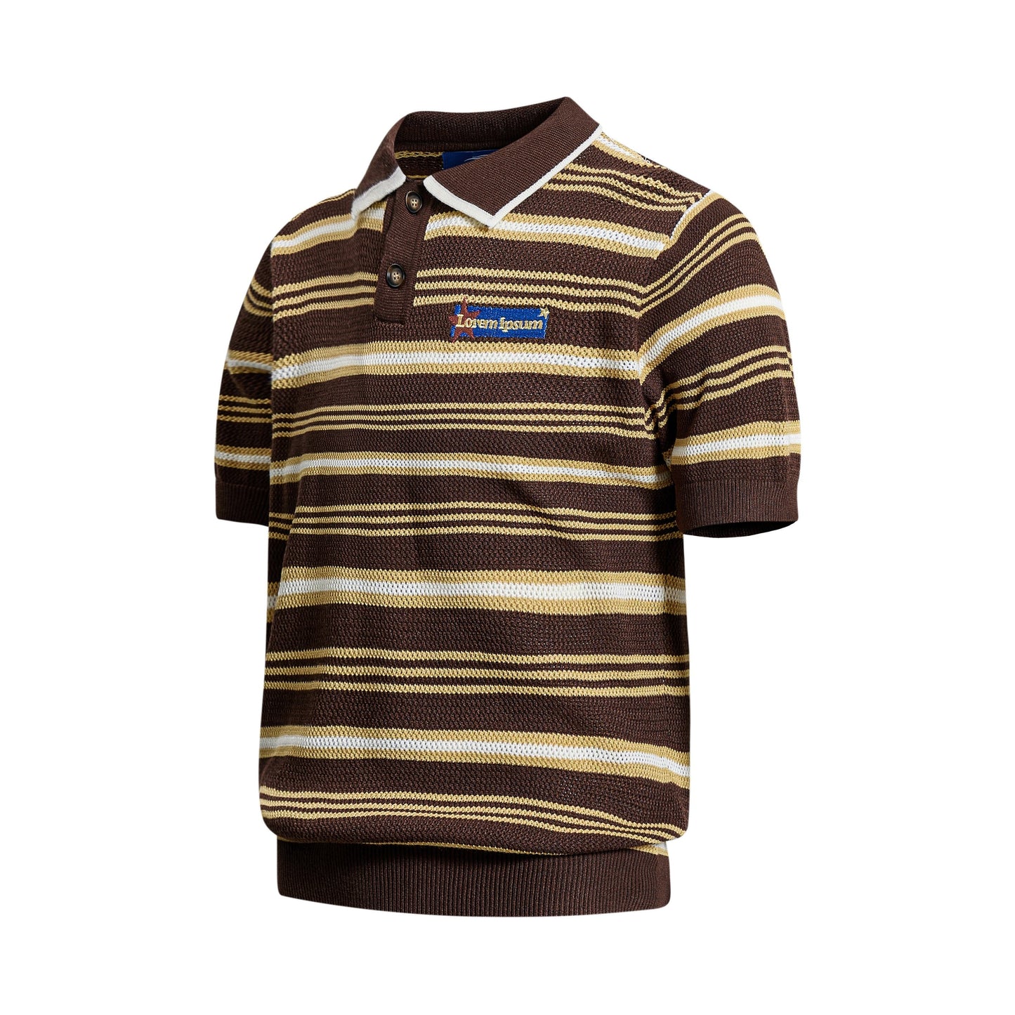 CapCabin “Retro Stripe Knit Polo”