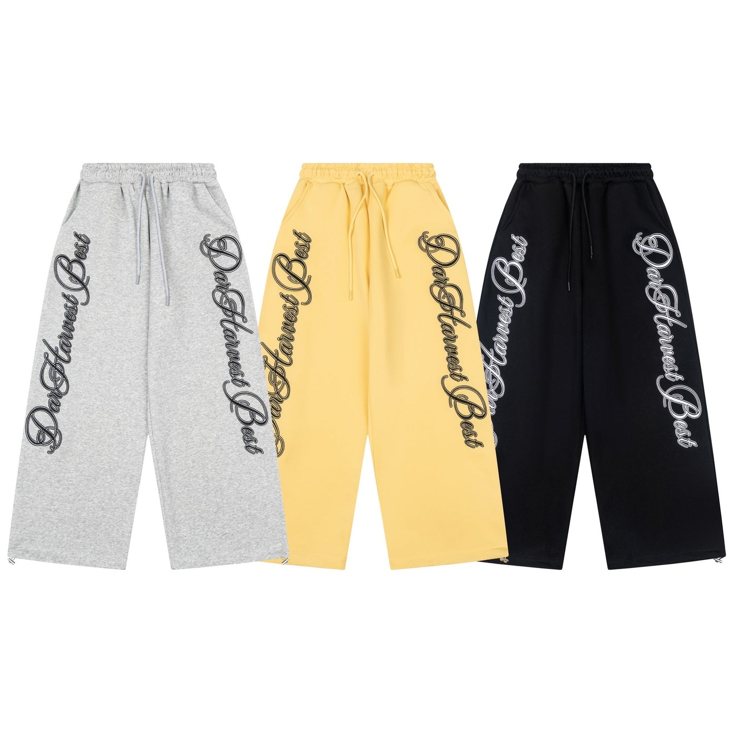 CapCabin Script Logo Wide-Leg Sweatpants