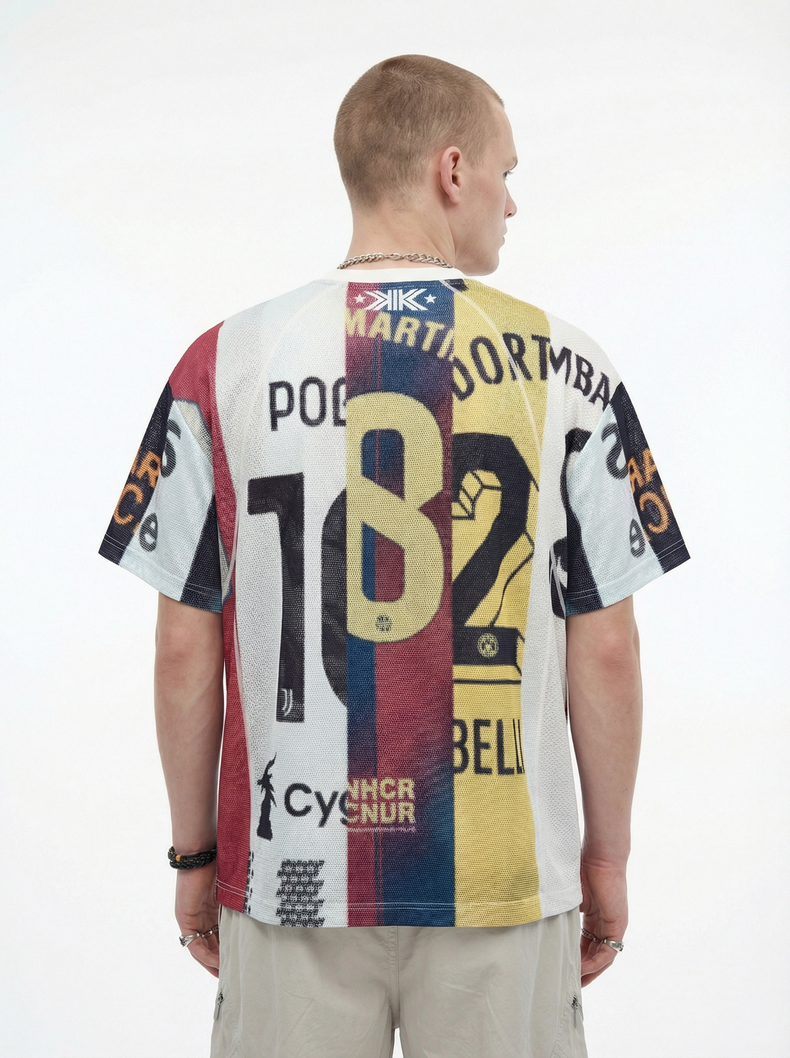 CapCabin Vintage Football Patchwork Jersey