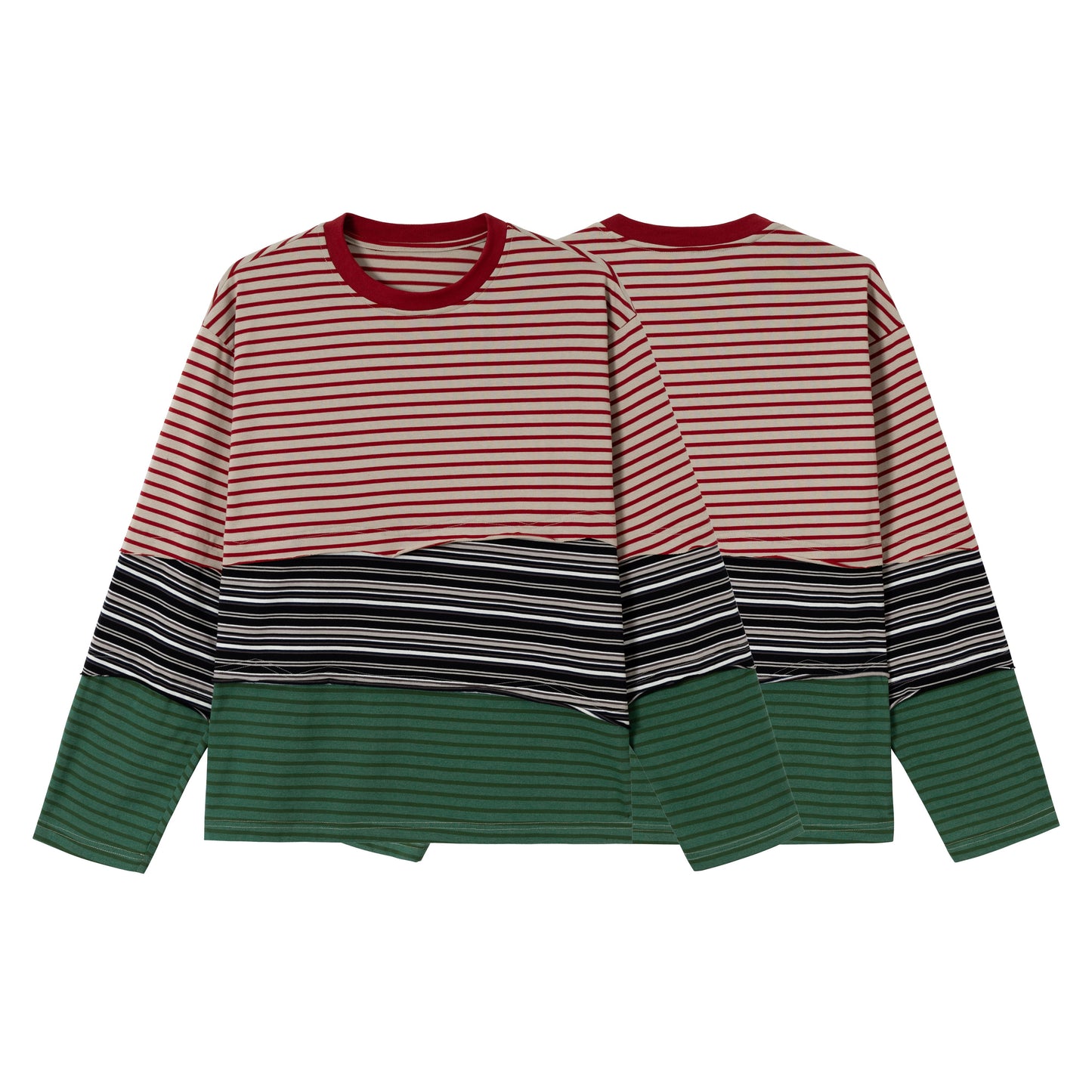 CapCabin Striped Long Sleeve Tee