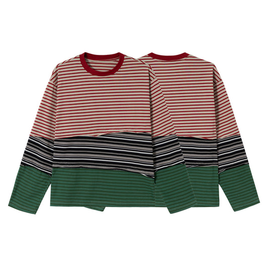 CapCabin Striped Long Sleeve Tee
