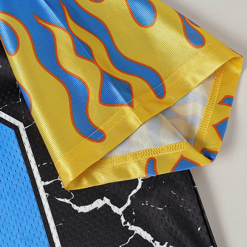 CapCabin Flame Crack Performance Jersey