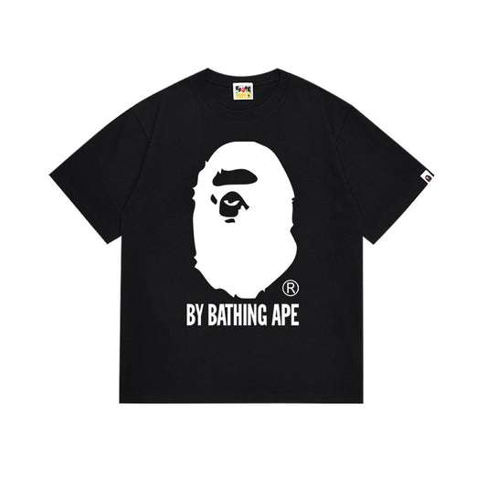 BAPE White Ape Head Graphic T-Shirt Black
