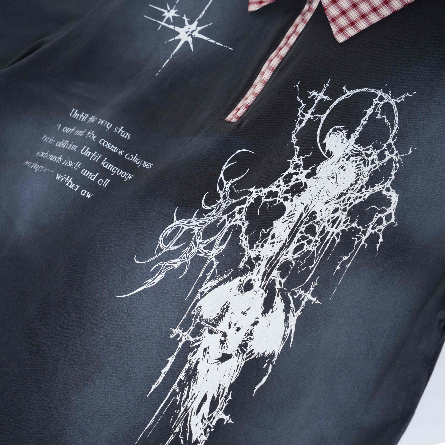 CapCabin “Grunge Star Zip Polo Tee”