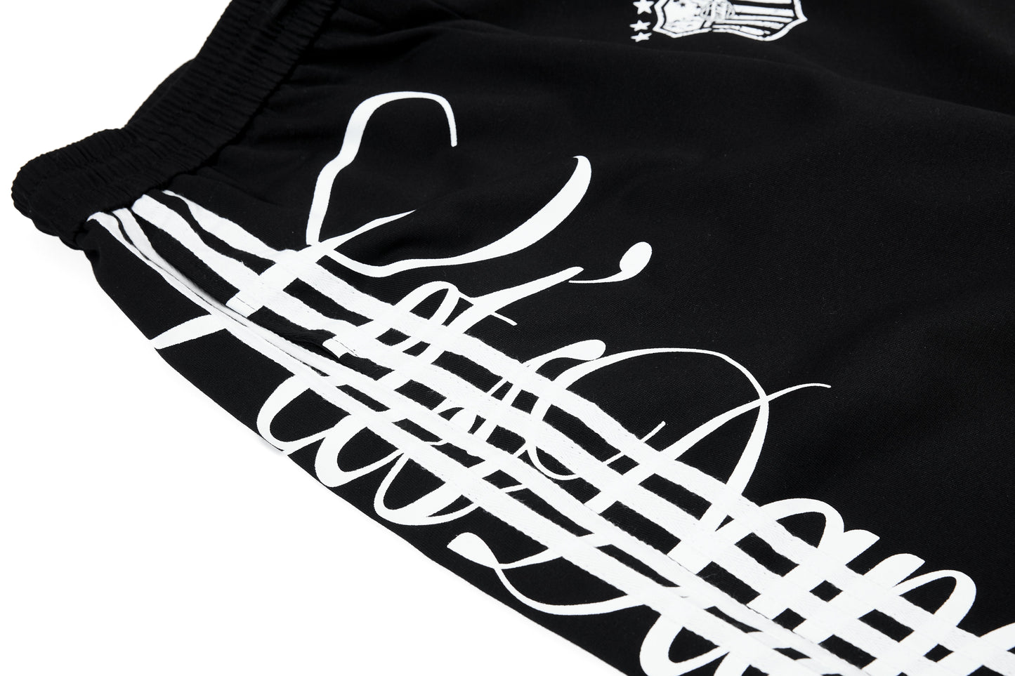 CapCabin Script Stripe Wide-Leg Sweatpants