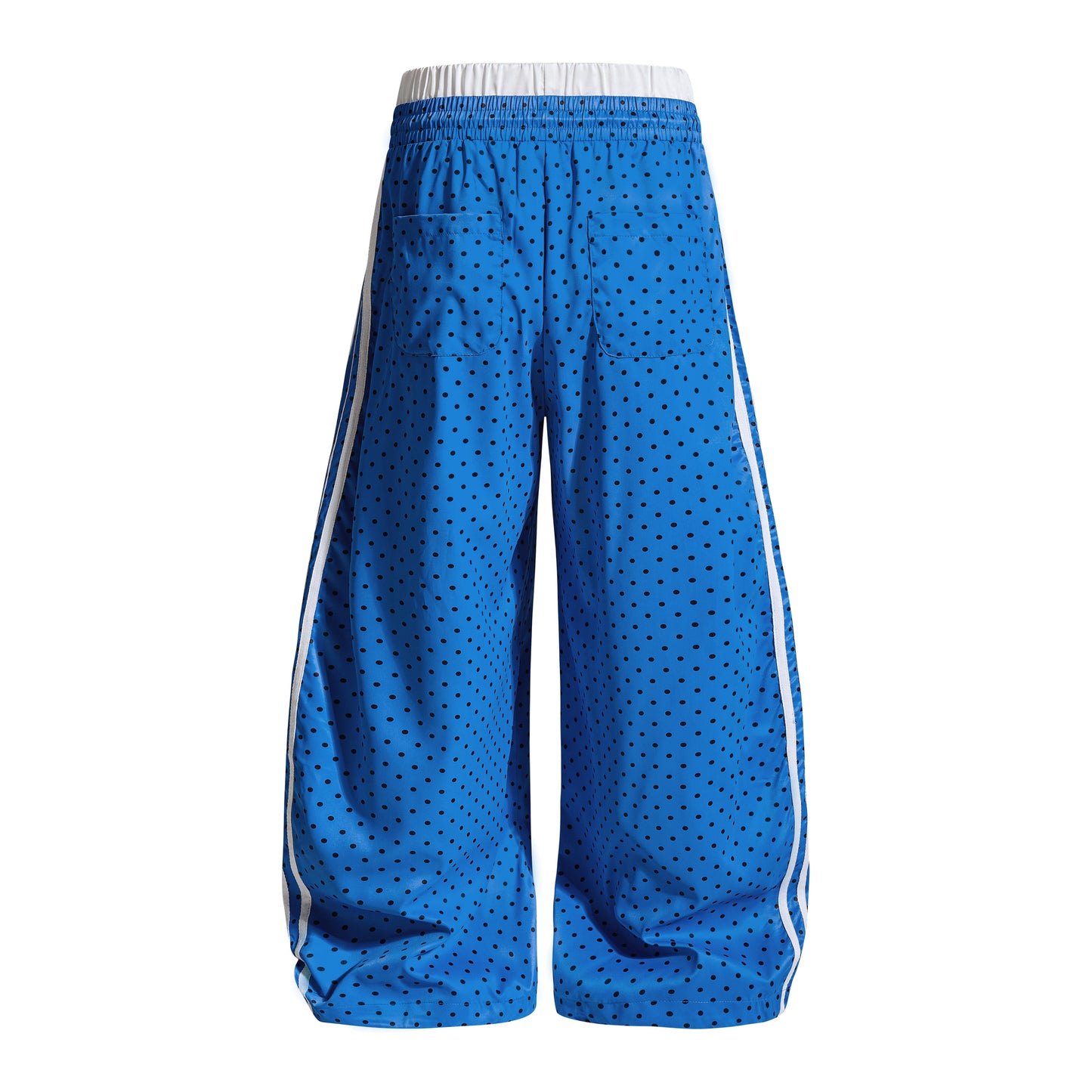 CapCabin Polka Stripe Wide-Leg Pants