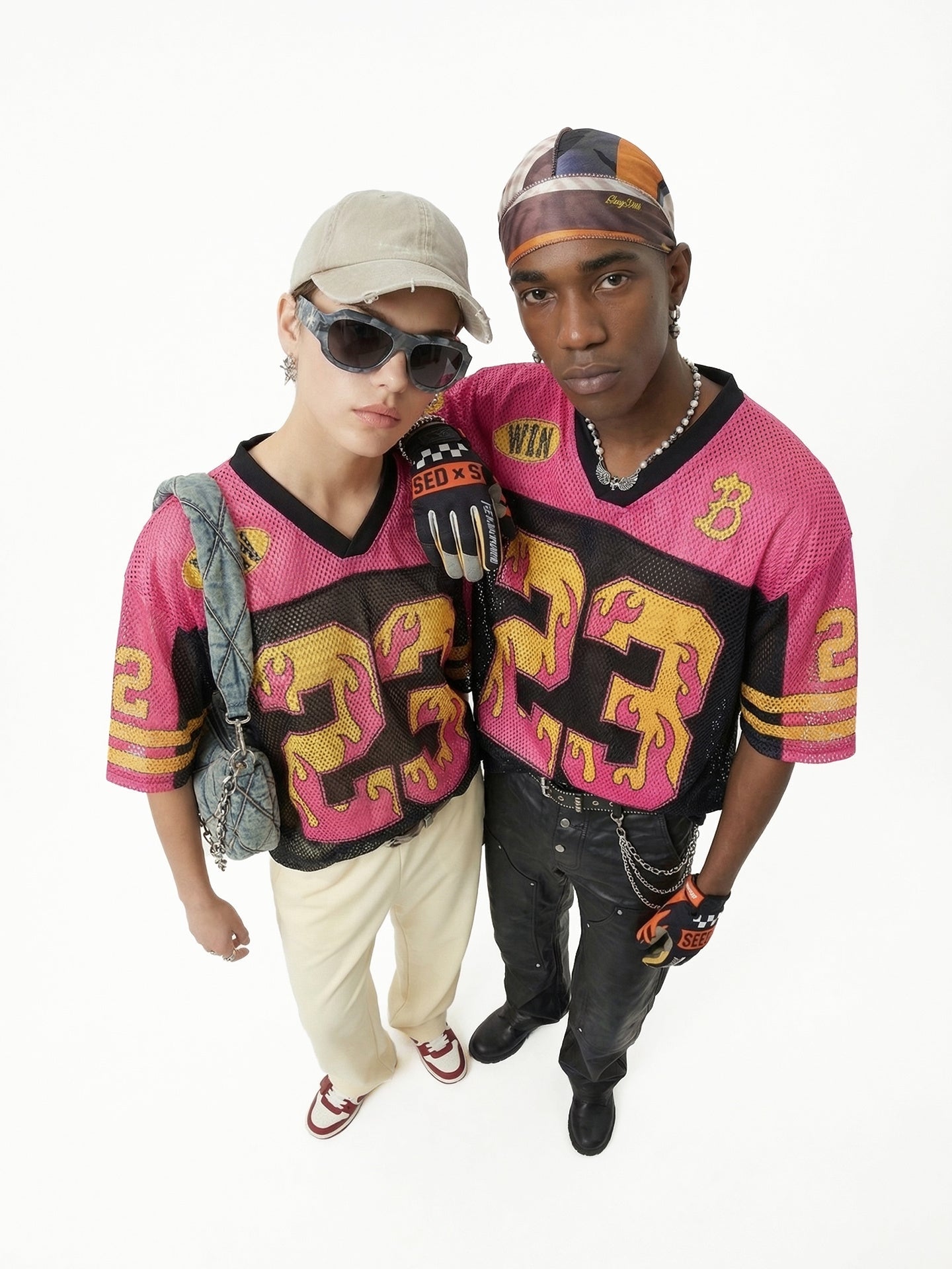 CapCabin “Flame 23” Mesh Jersey T-Shirt
