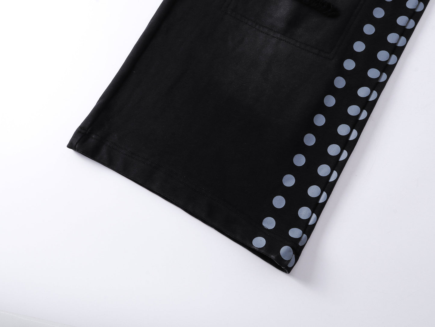 CapCabin “Distressed Sport Wide-Leg Pants”