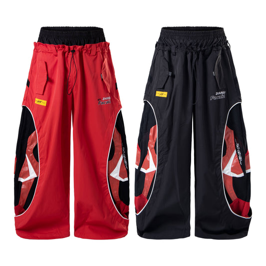 CapCabin Tech Panel Wide-Leg Pants