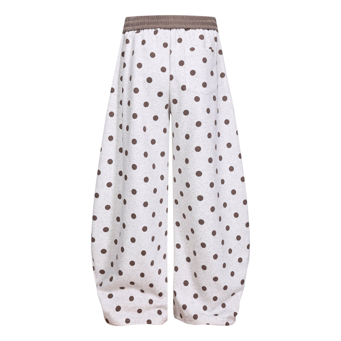 CapCabin Graphic Polka Dot Wide-Leg Pants