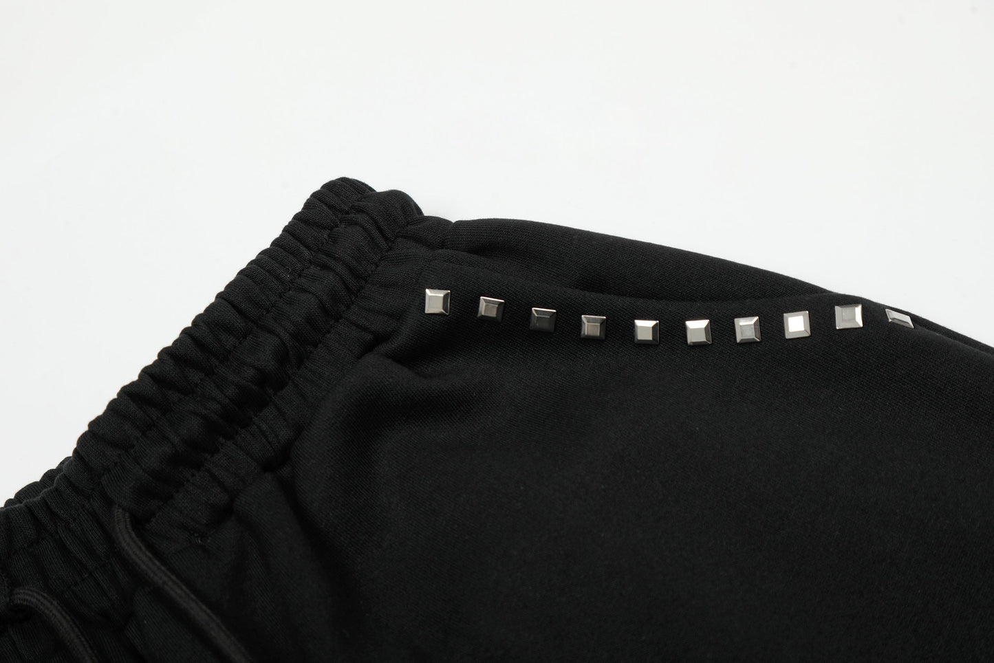 CapCabin Studded Cross Wide-Leg Sweatpants