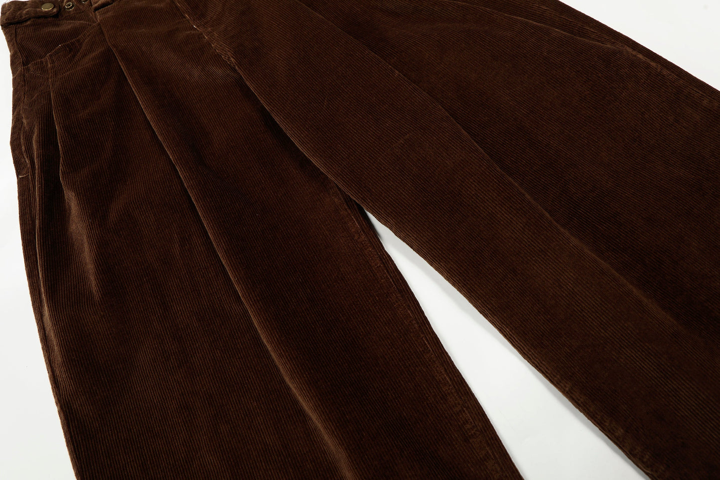 CapCabin Wide-Leg Corduroy Trousers