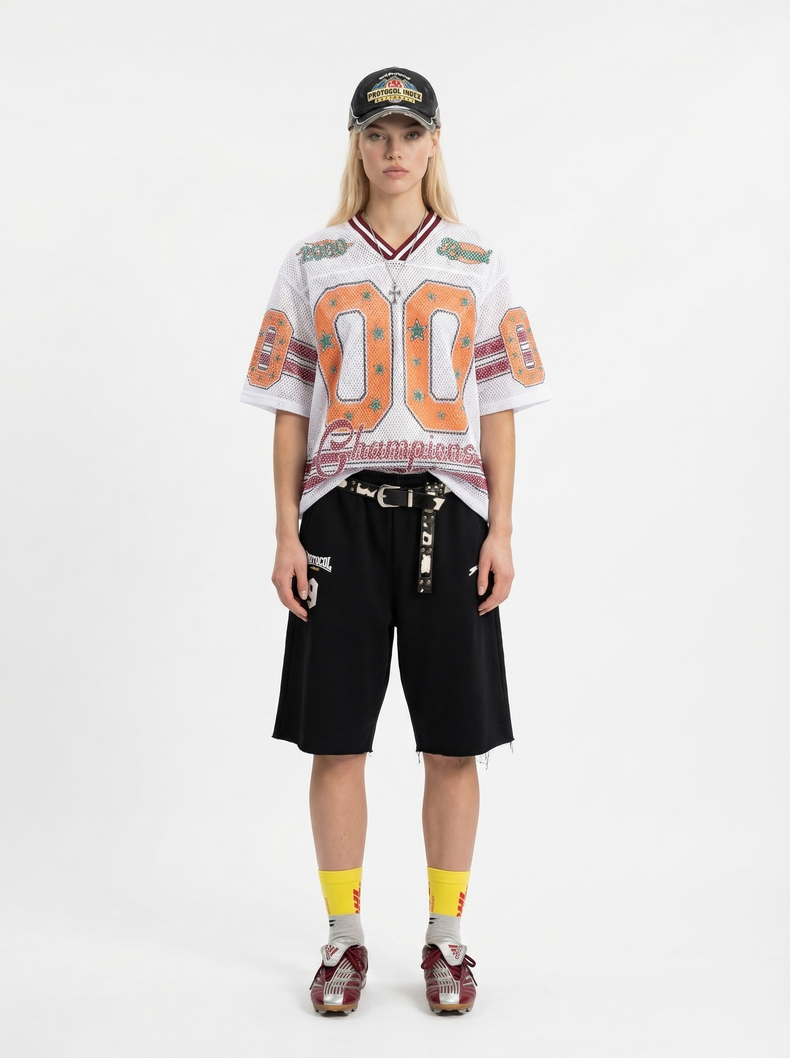 CapCabin “Champions 00” Mesh Jersey T-Shirt