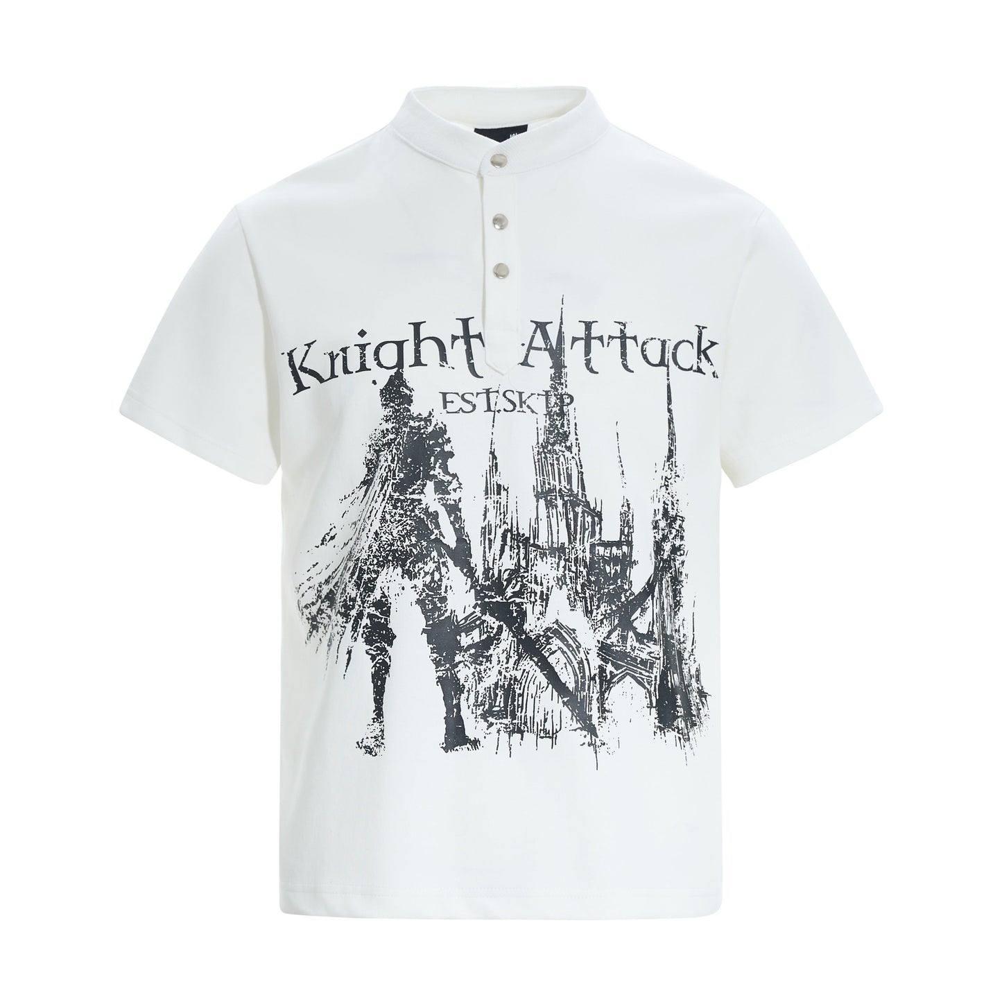 CapCabin “Knight Attack Graphic Polo Tee”