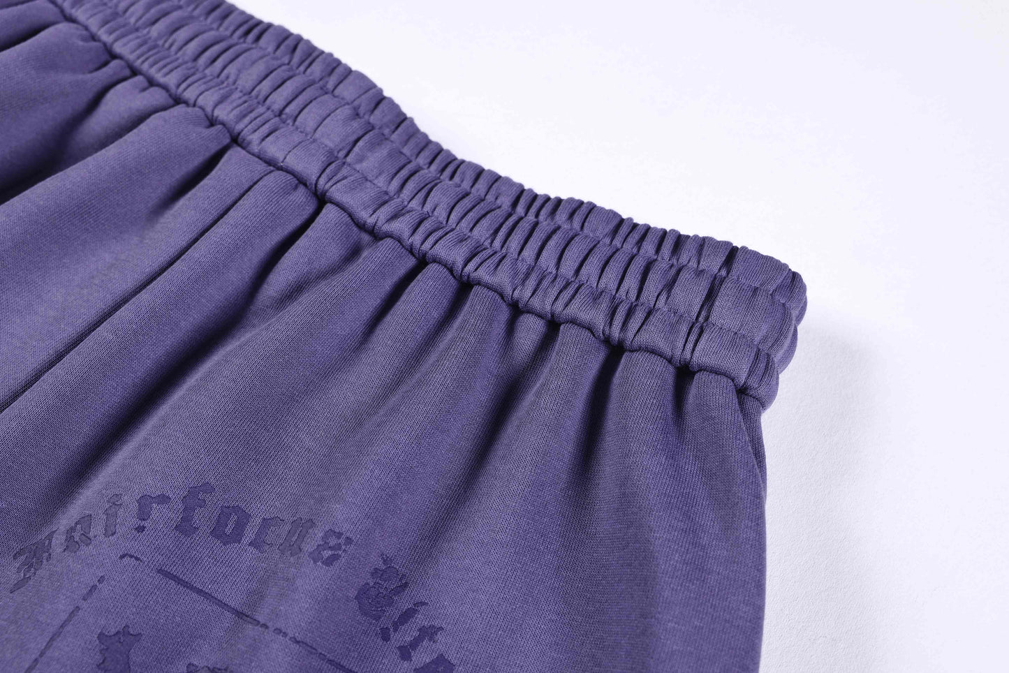 CapCabin Gothic Script Wide-Leg Pants