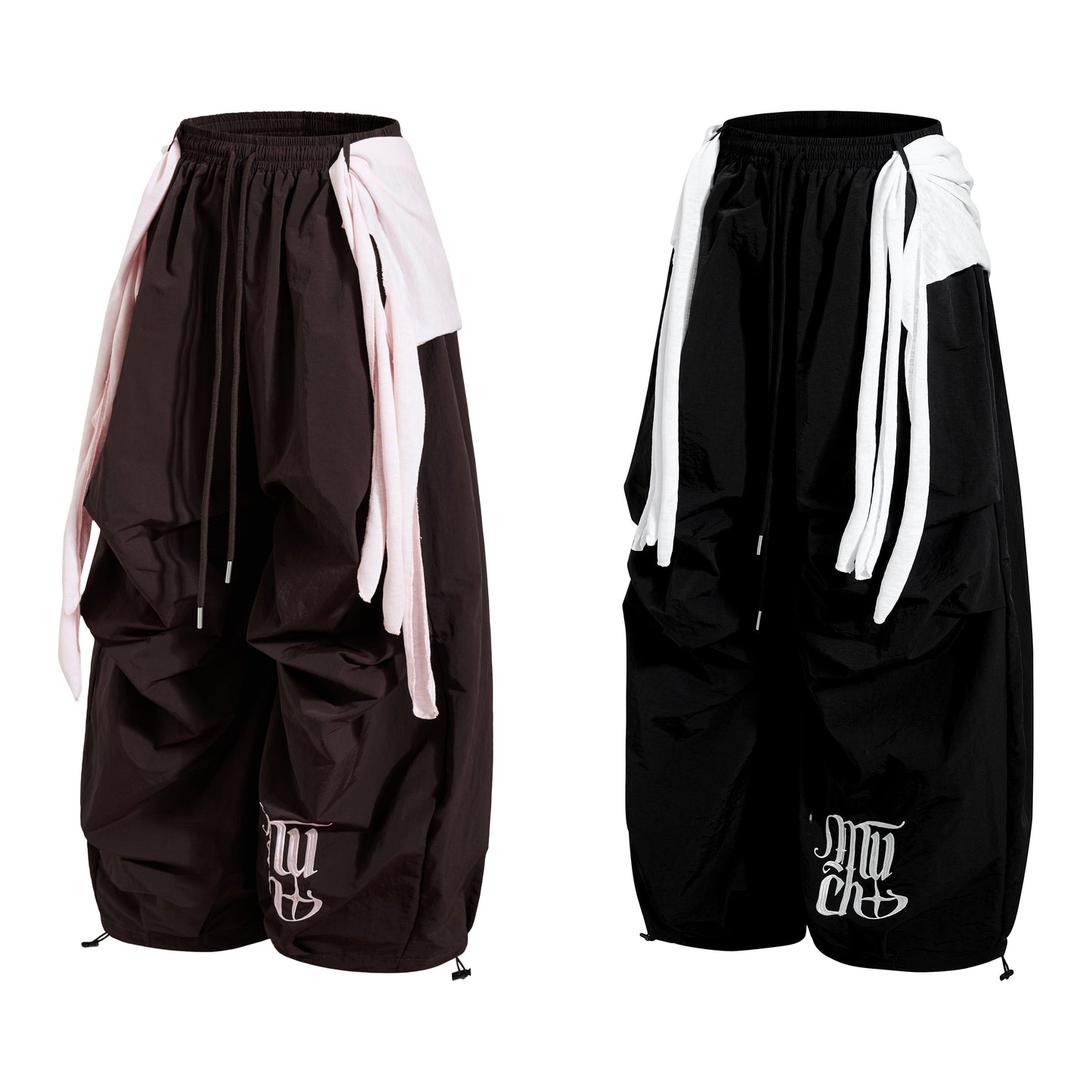 CapCabin Layered Utility Wide-Leg Pants