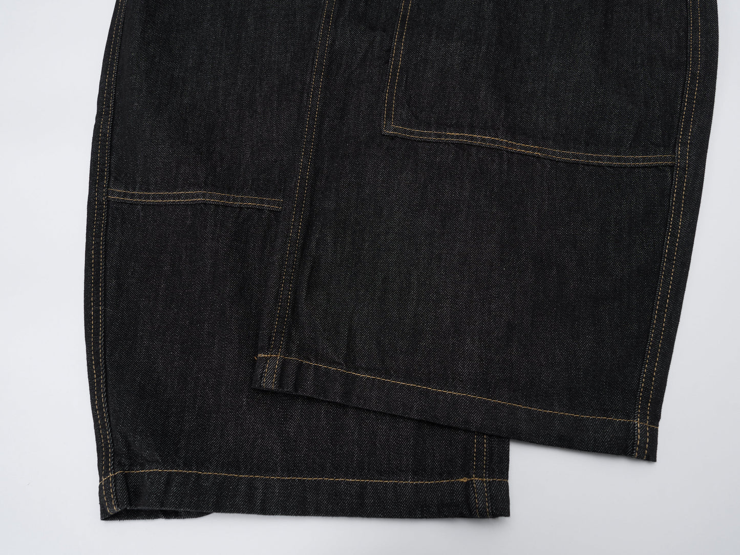 CapCabin Utility Wide-Leg Denim Pants