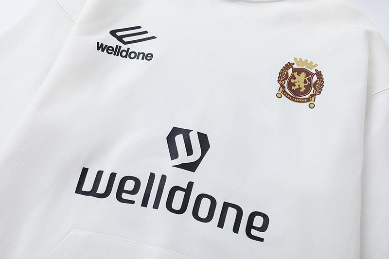 WELLDONE Crest Logo Pullover Hoodie