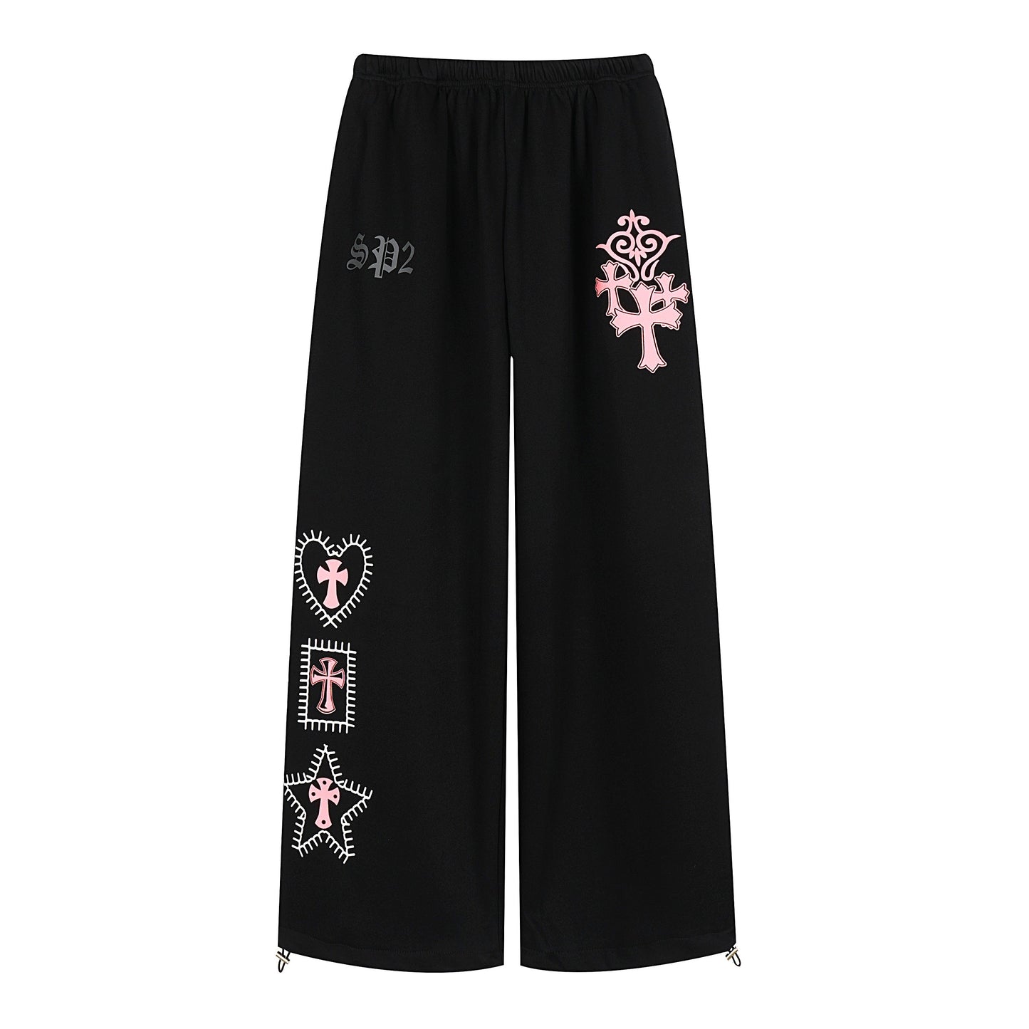 CapCabin Gothic Cross Graphic Sweatpants
