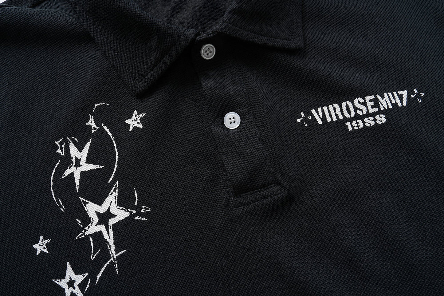 CapCabin Layered Star Polo Tee
