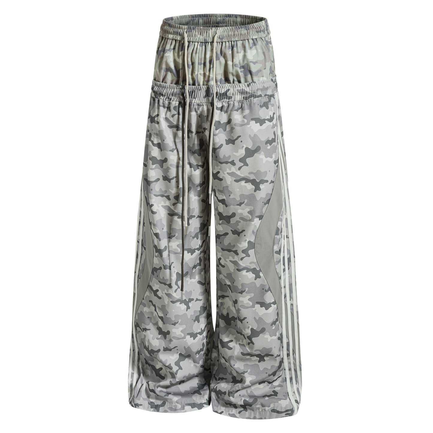 CapCabin Camo Mesh Track Pants
