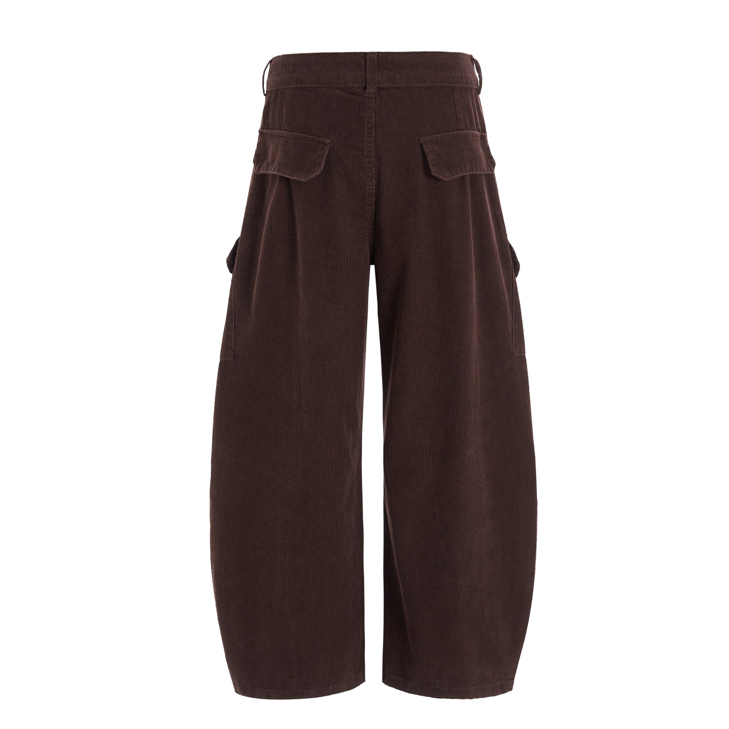 CapCabin Corduroy Cargo Wide-Leg Pants