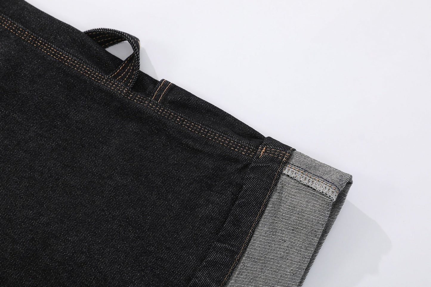 CapCabin “Raw Edge Denim Cargo Shorts”