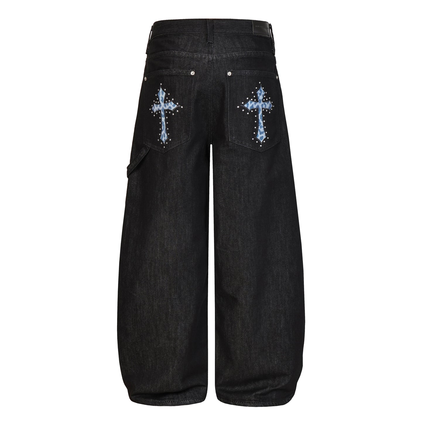 CapCabin Cross Pocket Wide-Leg Jeans