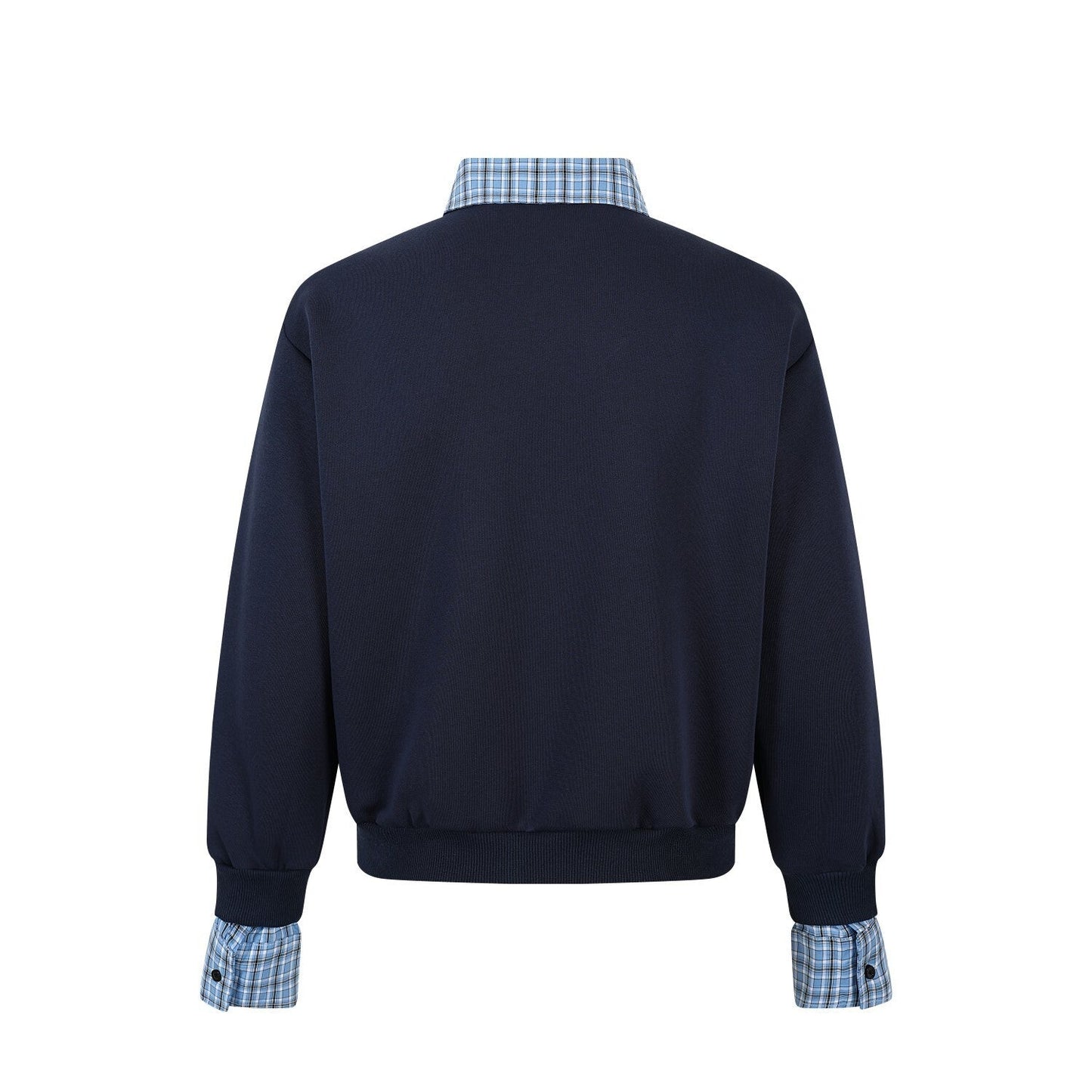 CapCabin Layered Collar Half-Zip Pullover