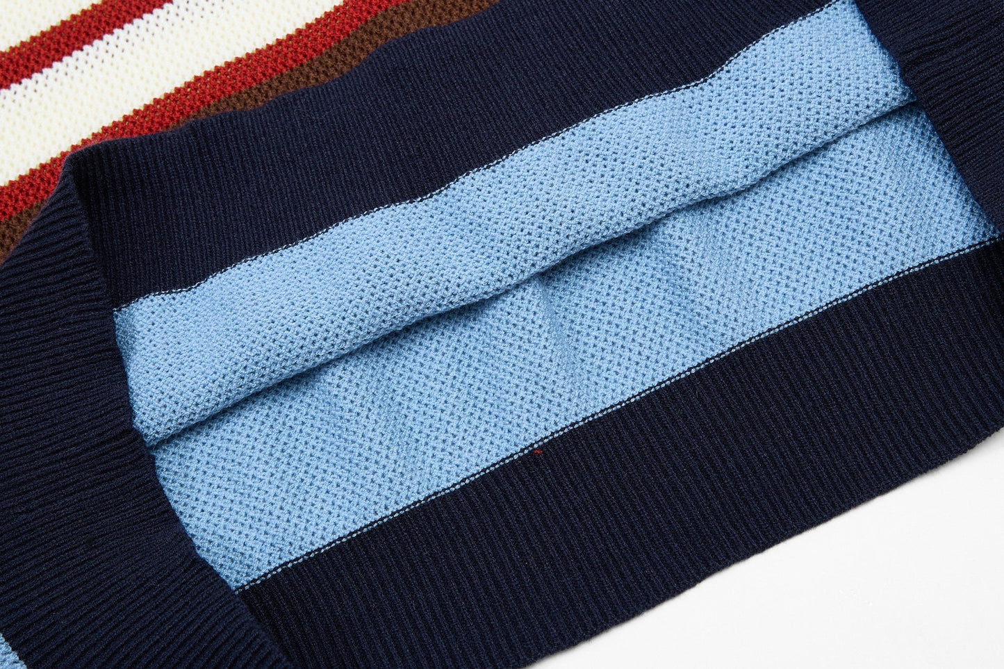 CapCabin “Retro Stripe Knit Polo”