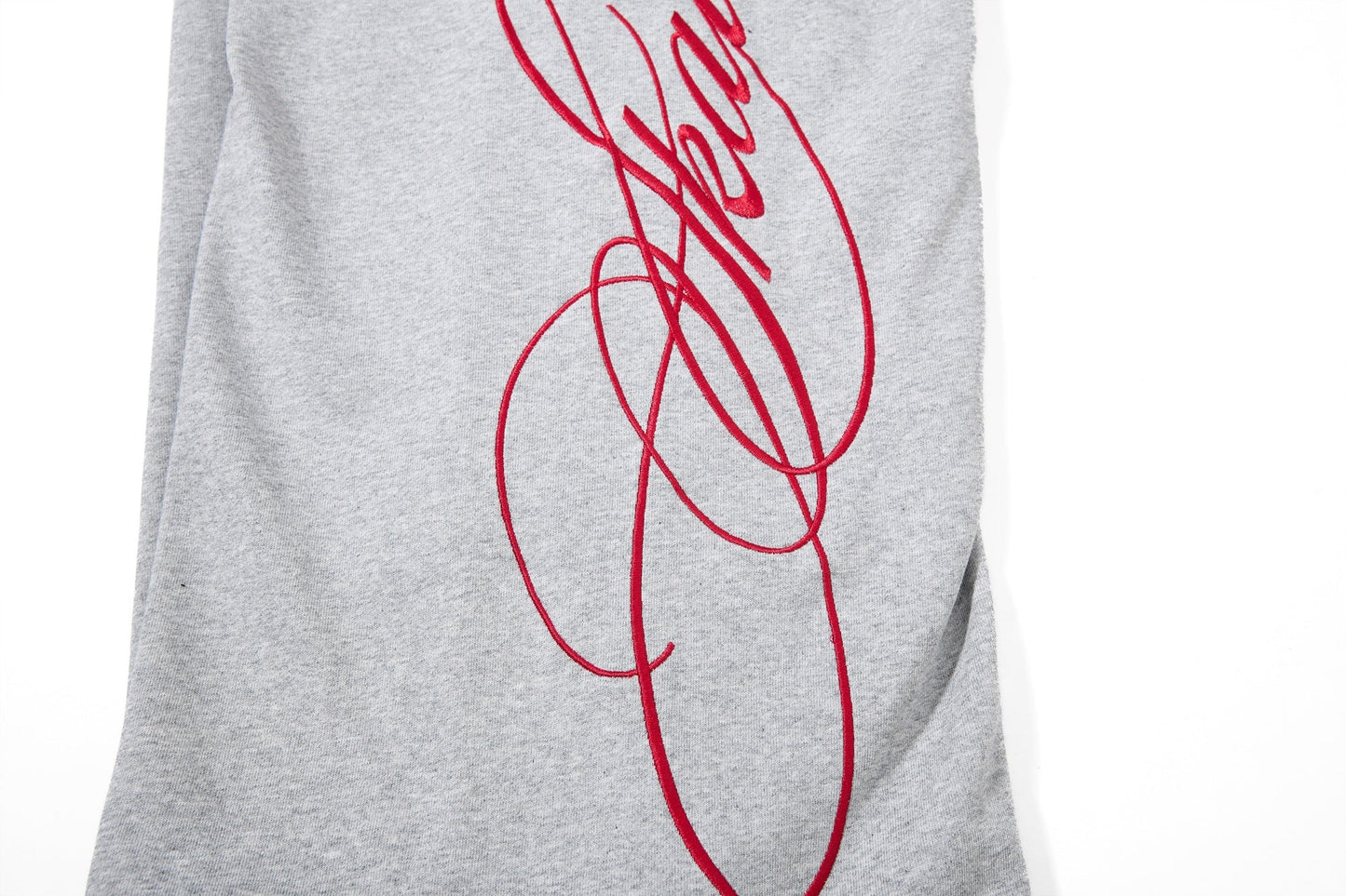 CapCabin “Varsity Crest Wide-Leg Sweatpants”