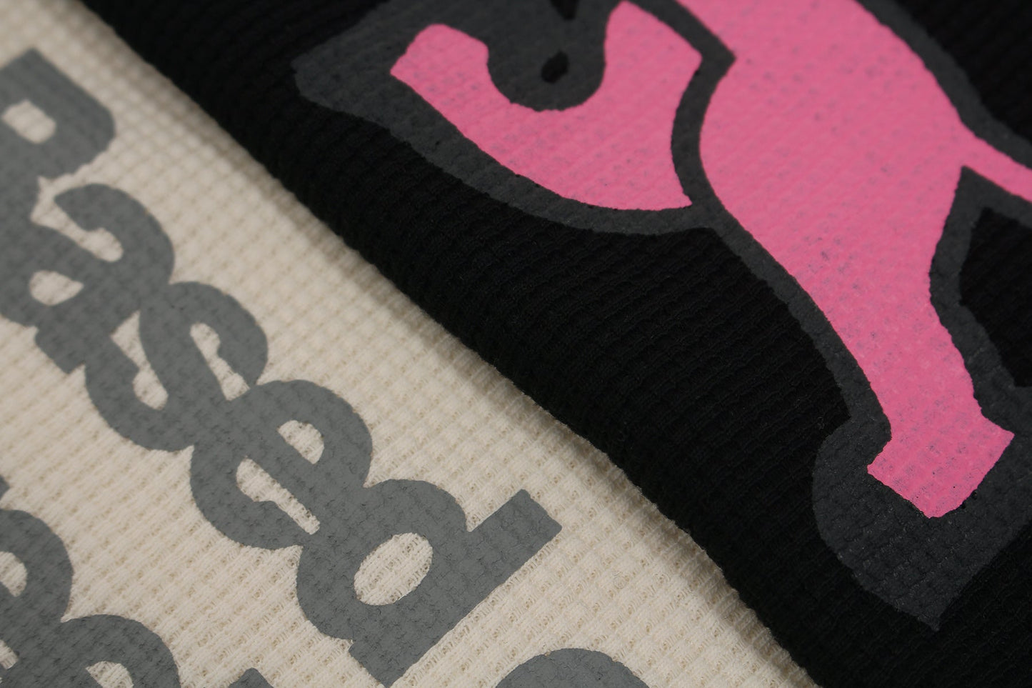 CapCabin Vintage Newspaper Graphic Waffle Tee
