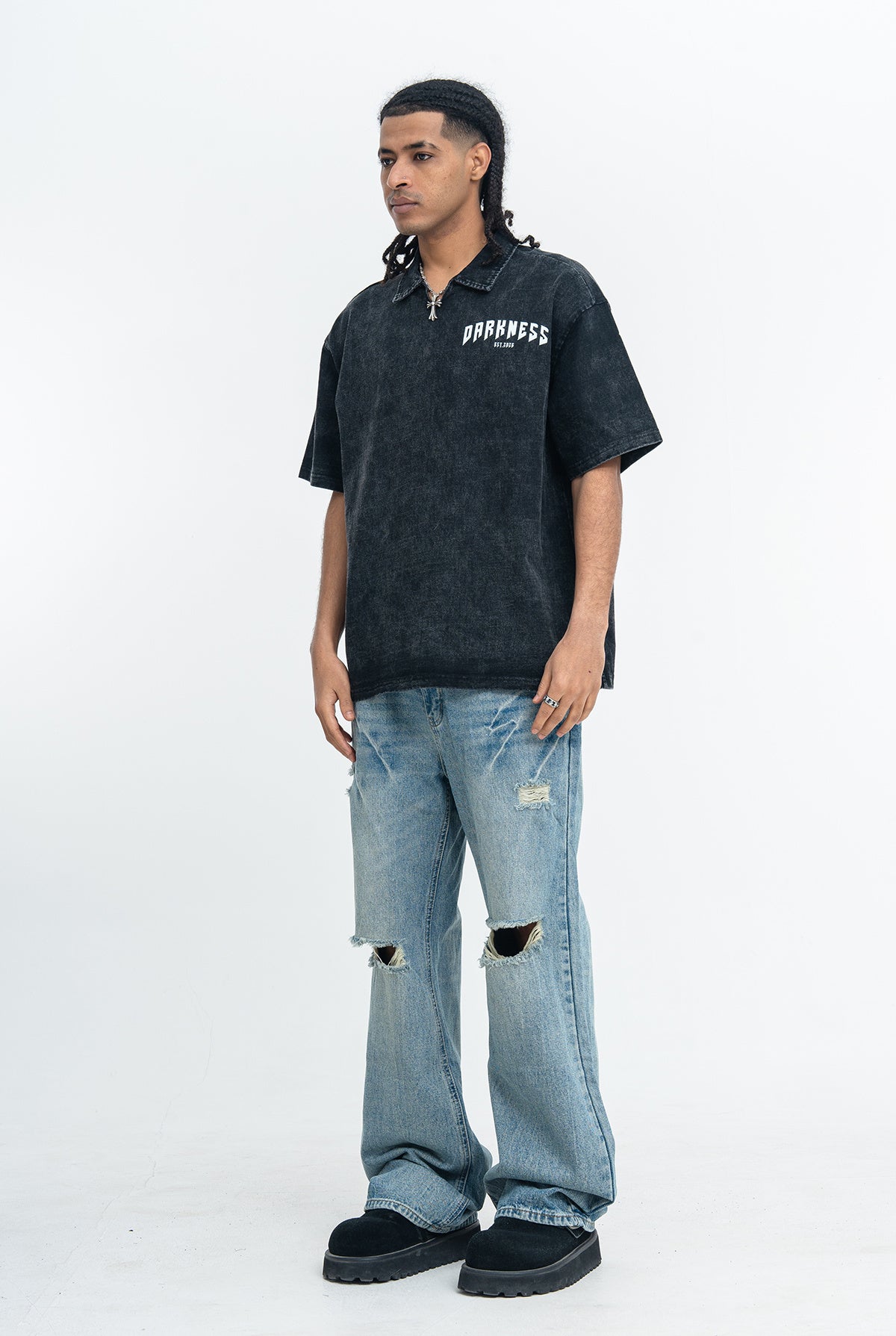 CapCabin “Darkness Spine” Graphic Shirt