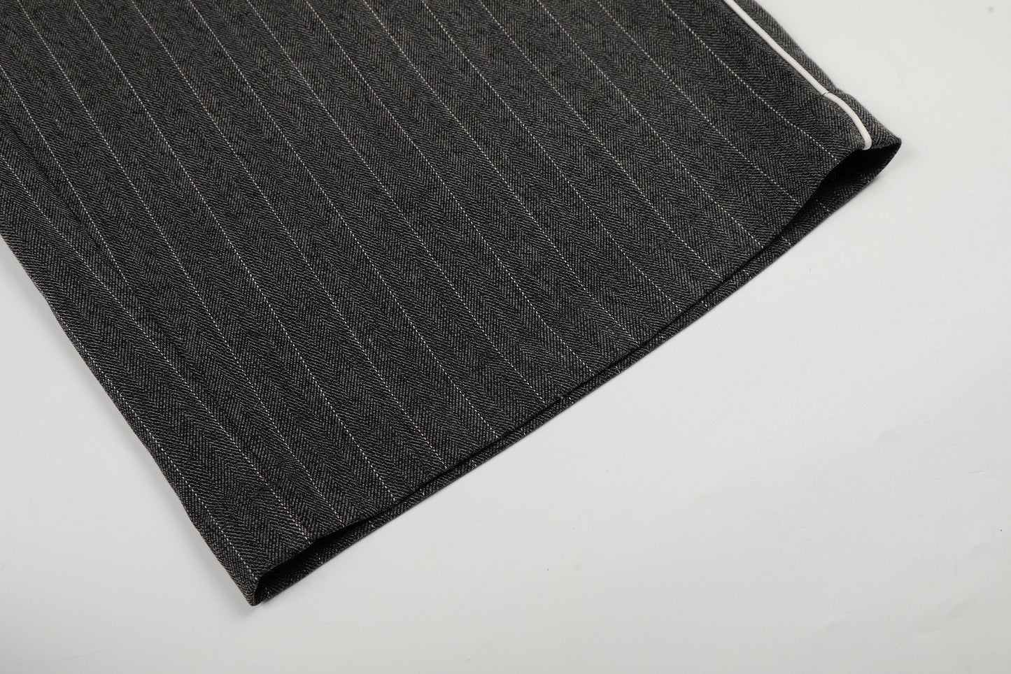 CapCabin Pinstripe Wide-Leg Track Pants