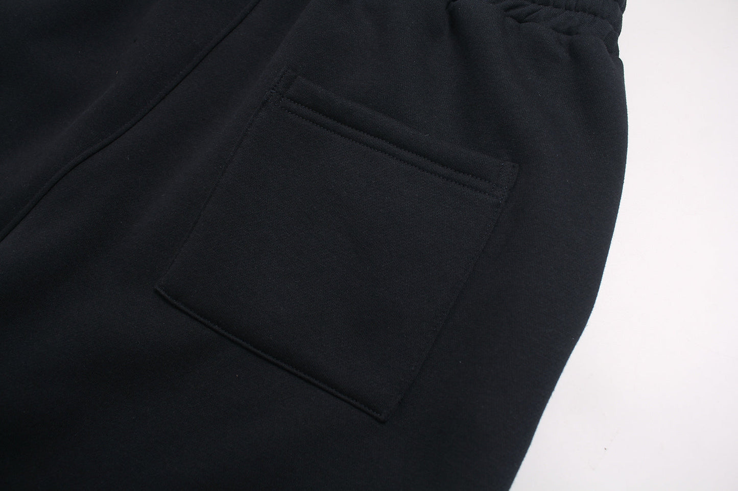 CapCabin Fleece-Lined Sports Letter Wide-Leg Sweatpants