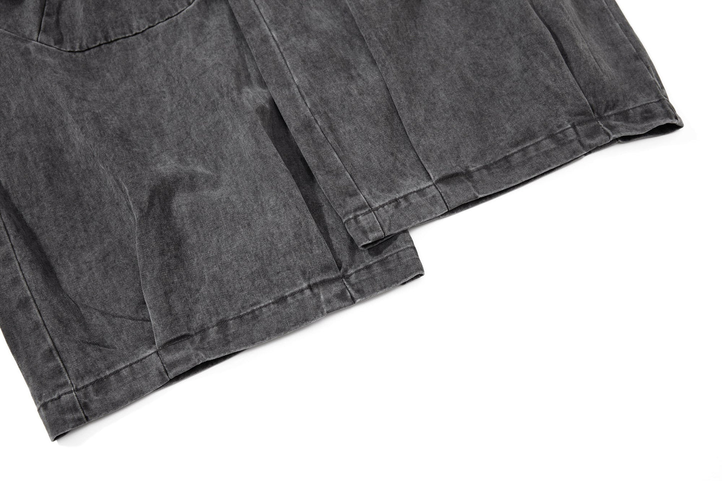 CapCabin Washed Wide-Leg Cargo Pants