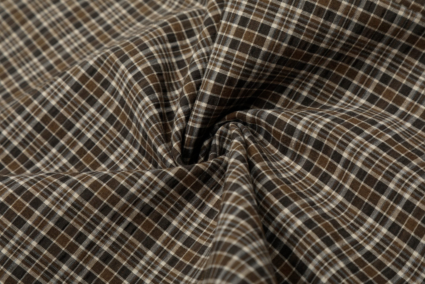 CapCabin “Vintage Check Wide-Leg Pants”