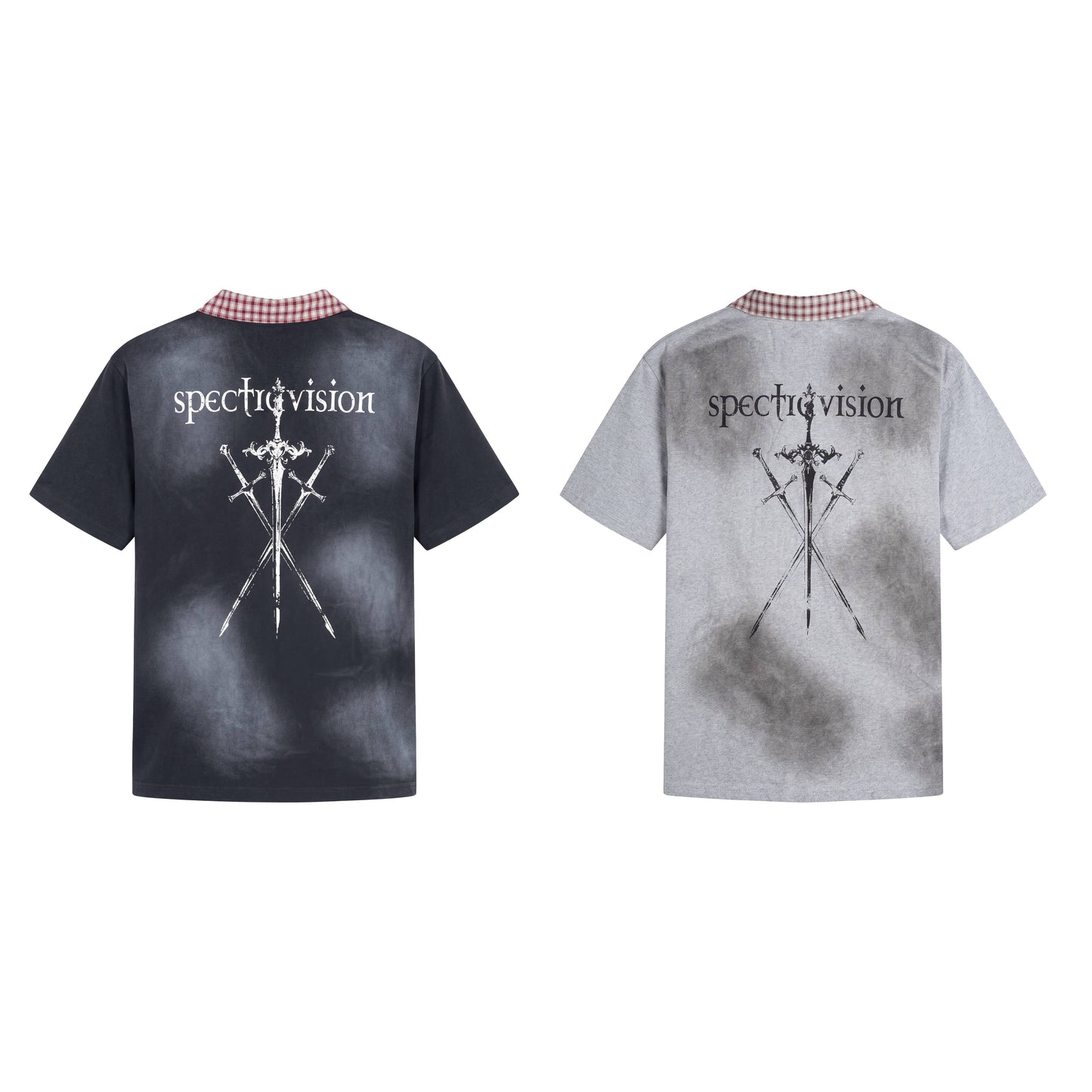 CapCabin “Grunge Star Zip Polo Tee”