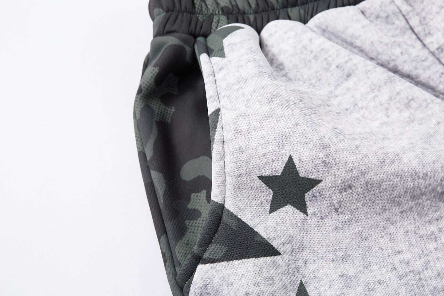 CapCabin Camo Star Wide-Leg Sweatpants