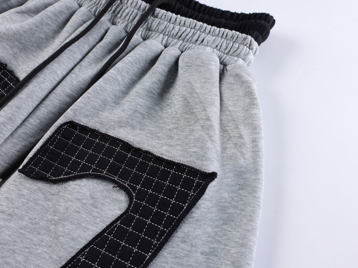 CapCabin 77 Patchwork Wide-Leg Sweatpants