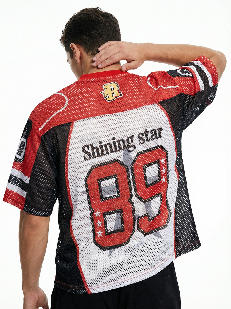 CapCabin “Shining Star 89” Mesh Jersey T-Shirt