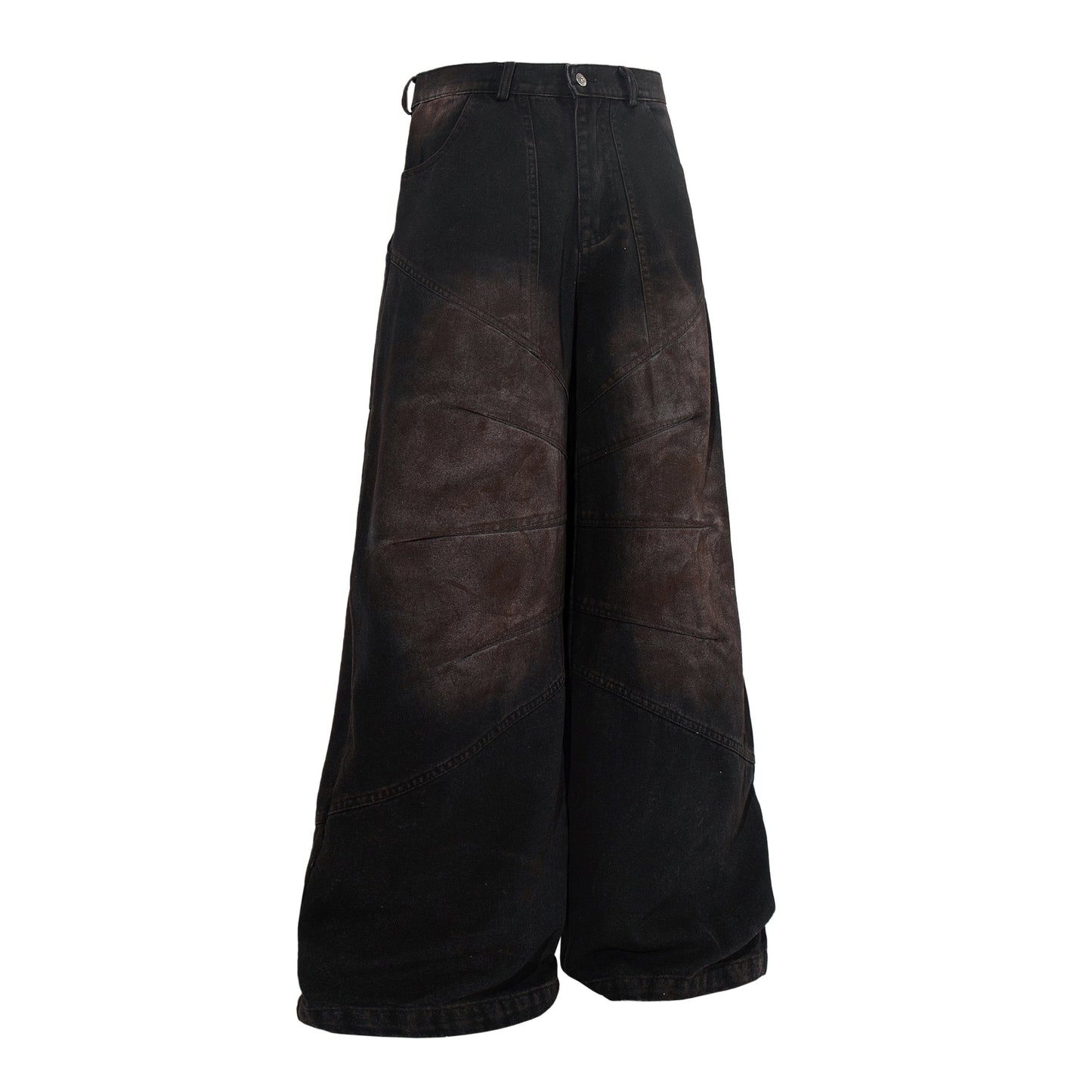 CapCabin Panel-Washed Wide-Leg Pants