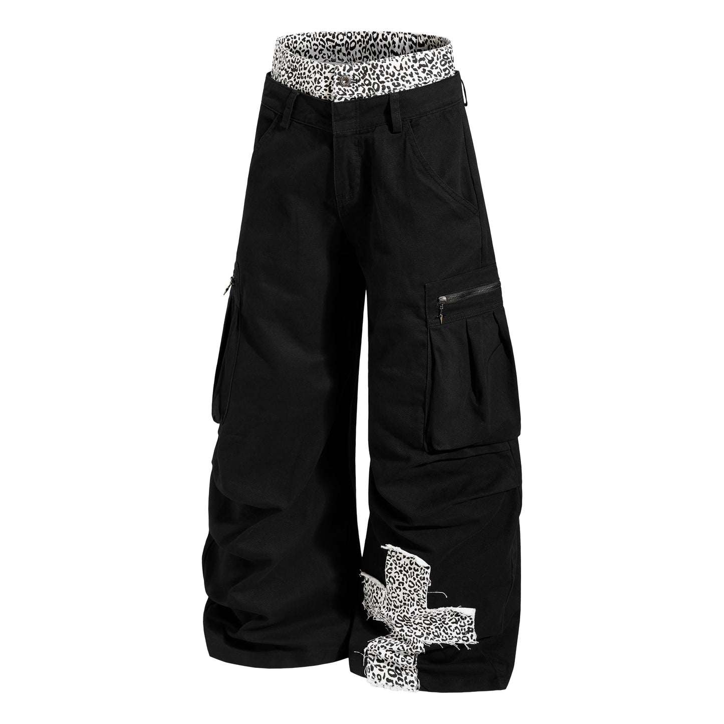 CapCabin Leopard Cross Utility Pants