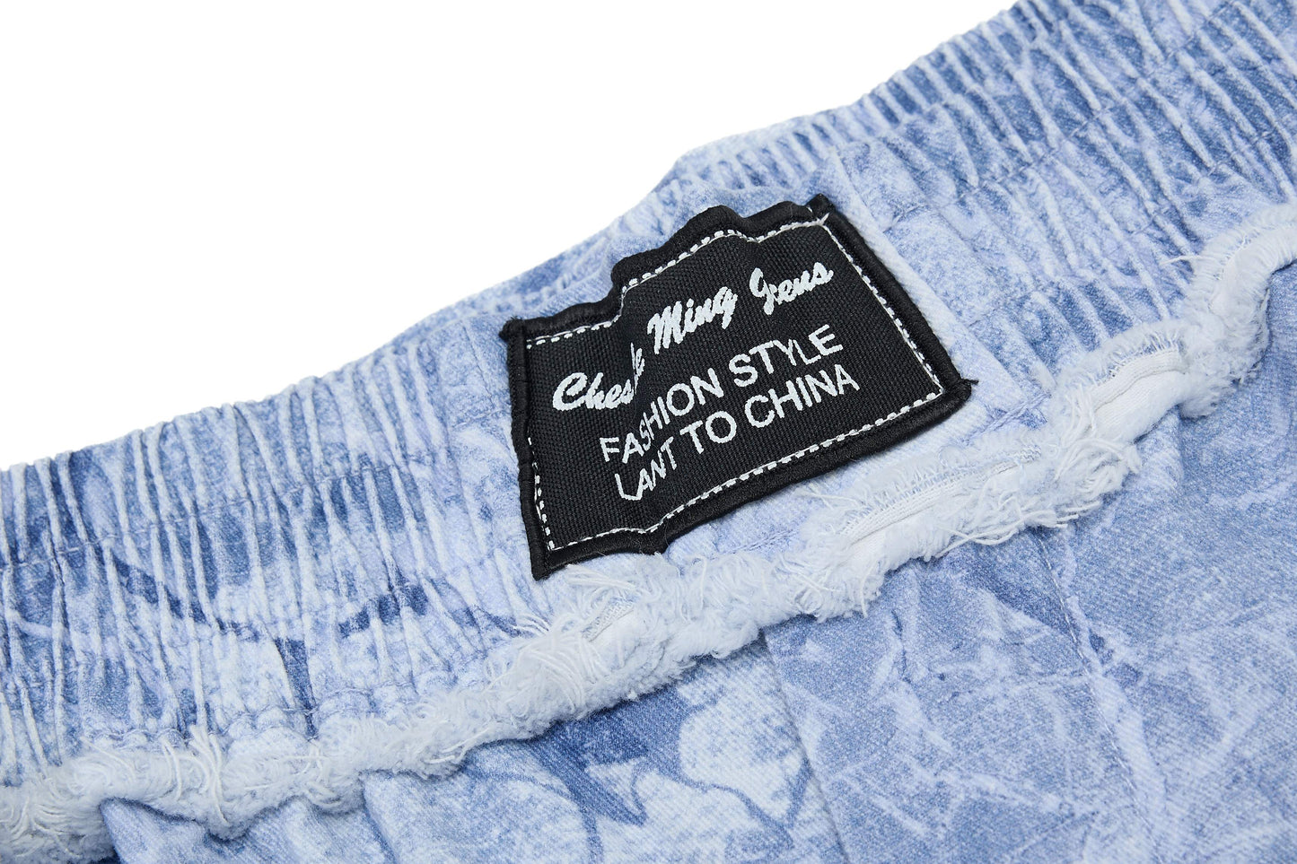 CapCabin “Washed Marble Wide-Leg Pants”