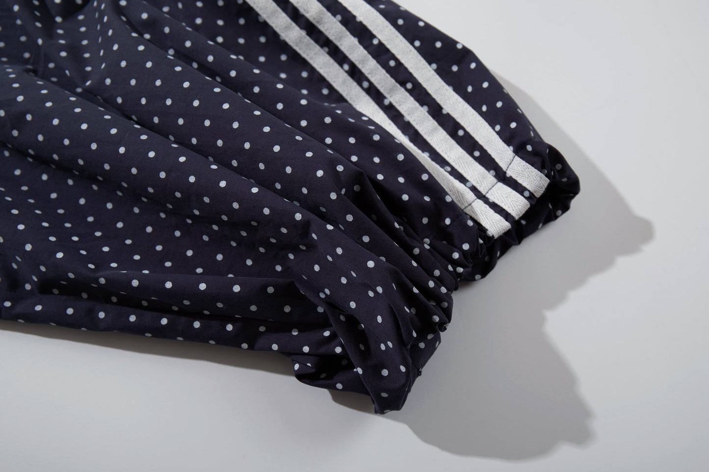 CapCabin “Polka Mesh Wide-Leg Pants”